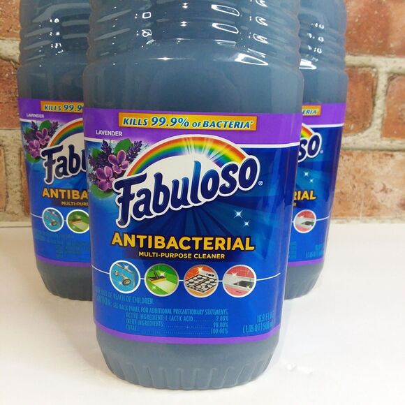 Fabuloso Lavender Antibacterial Multi-purpose Cleaner 16.9oz‎ x3 (Lot of 3) - Picture 2 of 5